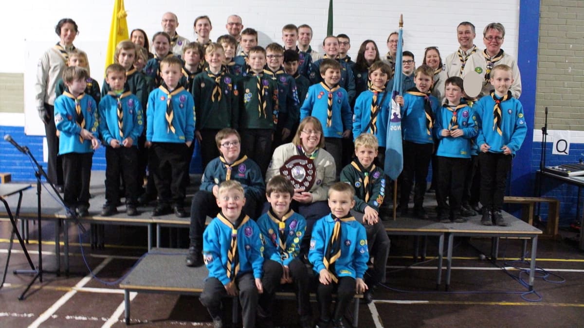 Highest Scouting Award presented at Mid Devon Scouts St Day